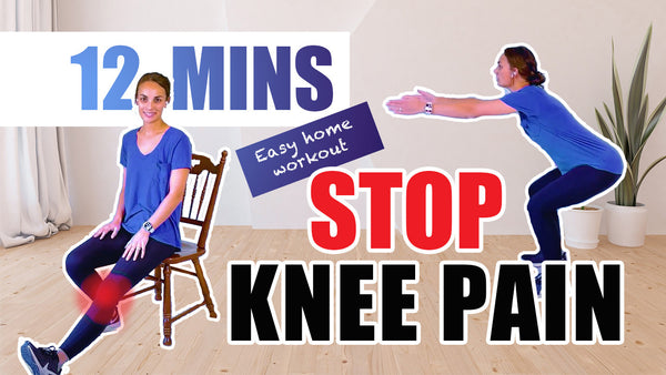 Leg and Knee Strengthening Exercises - Easy Home Workout