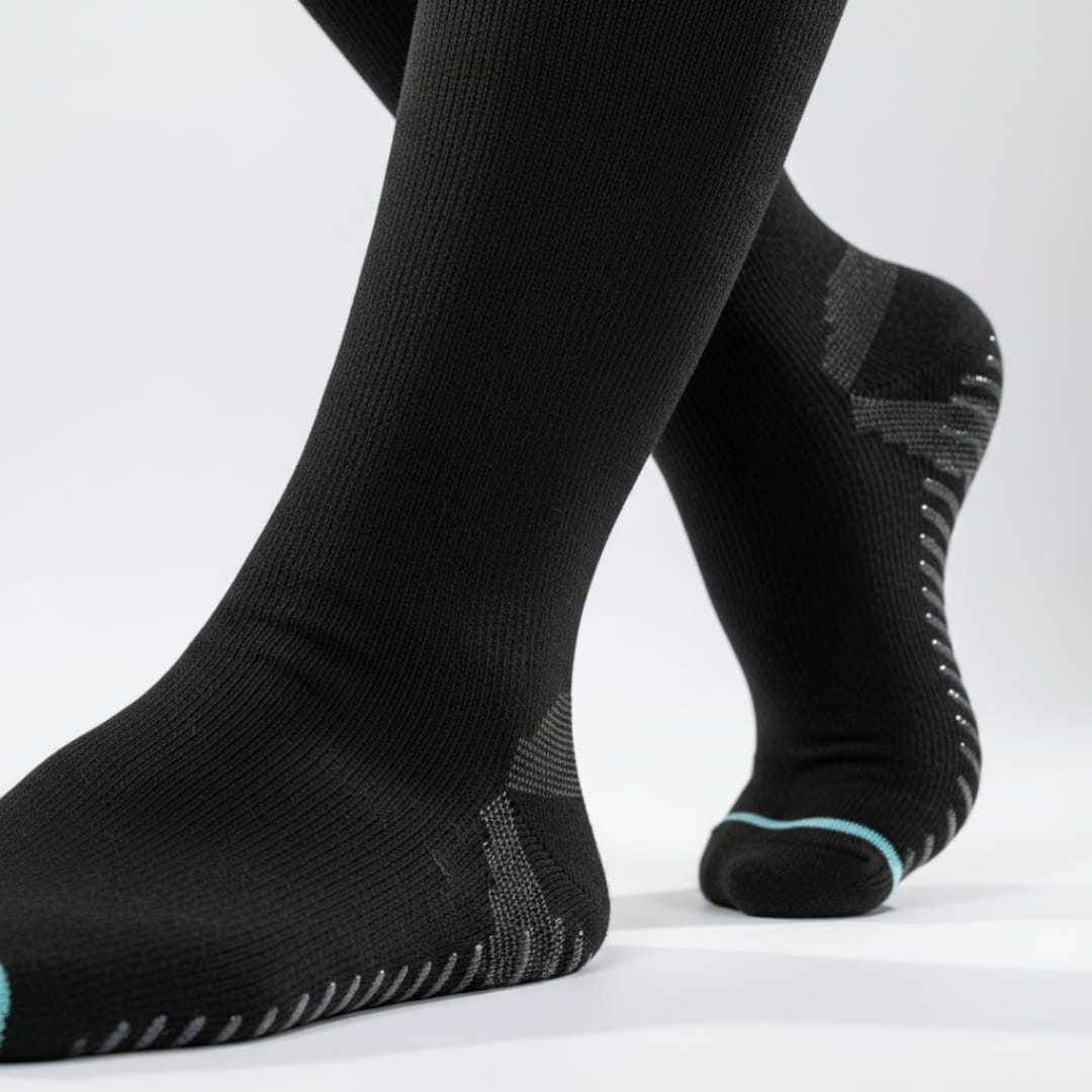 Compres Socks Premium Bamboo Compression Socks with Grip – Onecompress
