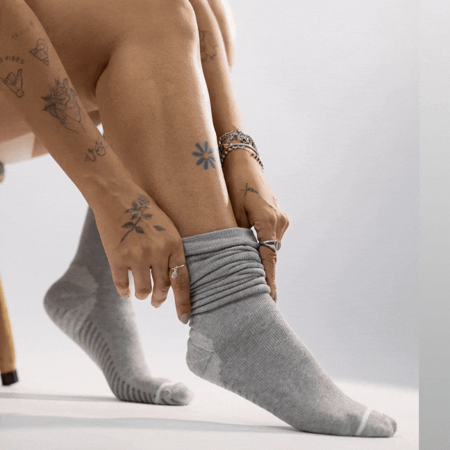Premium Bamboo Compression Socks with Grip
