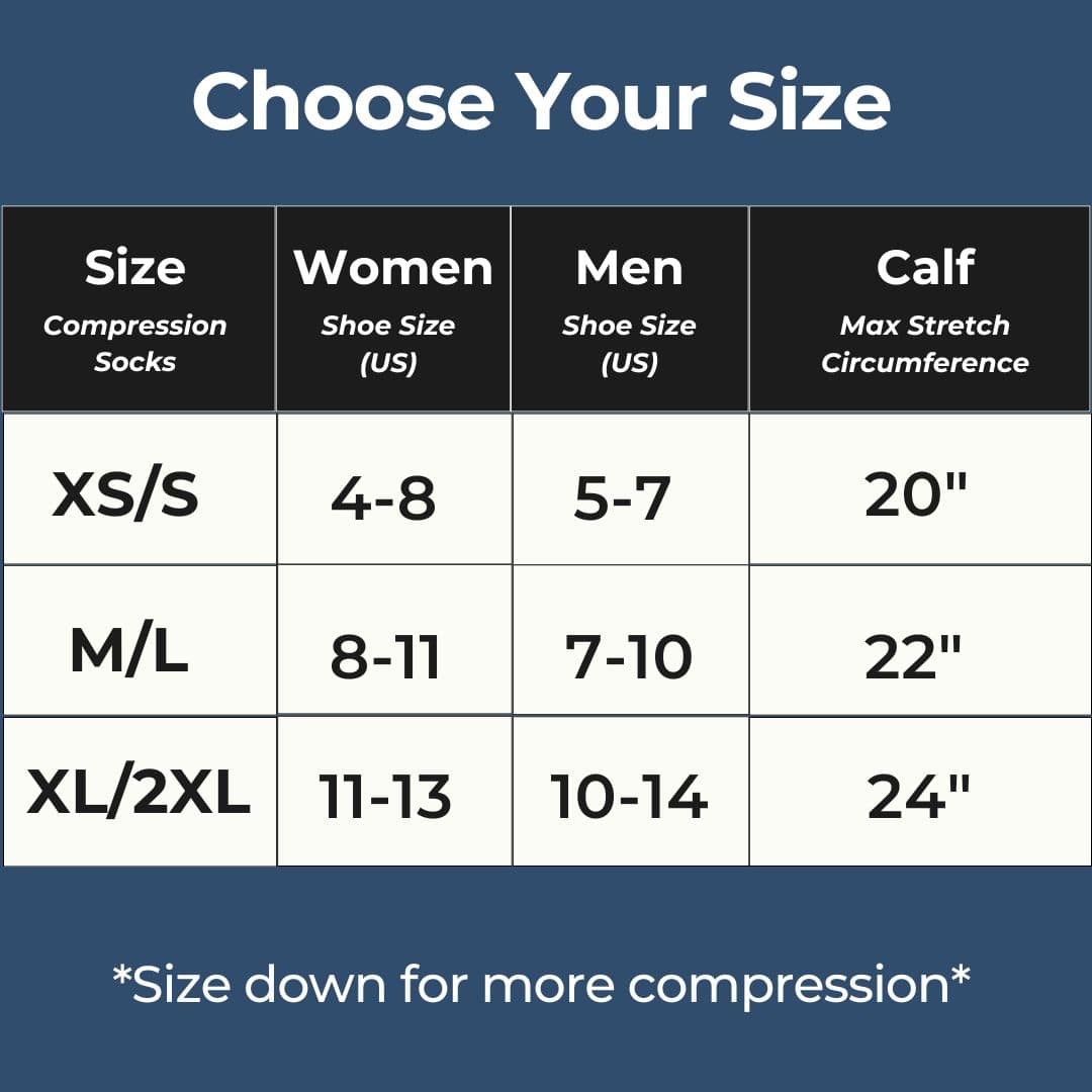Compres Socks Premium Bamboo Compression Socks with Grip – Onecompress