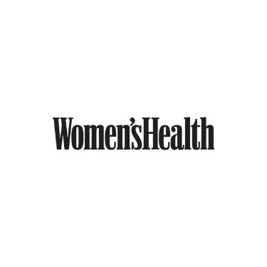 Official logo text for the publication 'Women's Health' rendered in a dark typeface on a black field.
